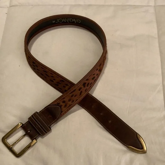 ???VINTAGE JOAN & DAVID PONY HAIR BELT??? Joan and David Belt - Etsy main image 3